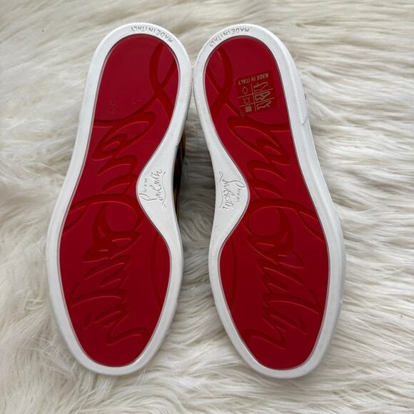 NWOT • Christian Louboutin VIEIRA Orlato Bengal Tiger Fabric Sneakers Size:34.5 - Picture 5 of 10